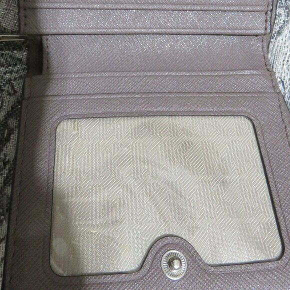 MICHAEL KORS Cream Pale Pink compact wallet - Picture 5 of 7